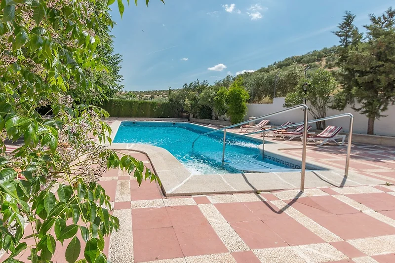 Schwimmbad des Ferienhauses