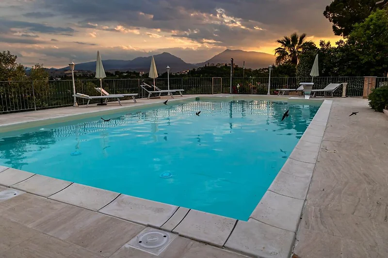Schwimmbad des Ferienhauses