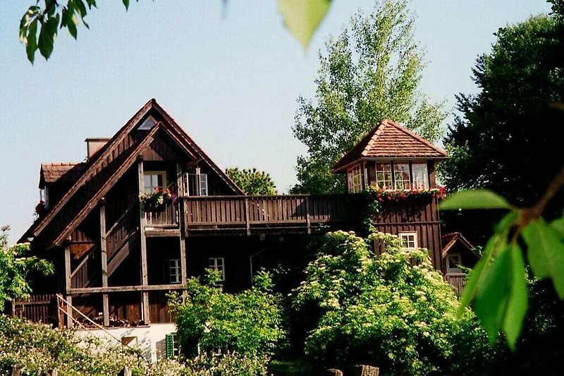 Außenseite Ferienhaus (Sommer)
