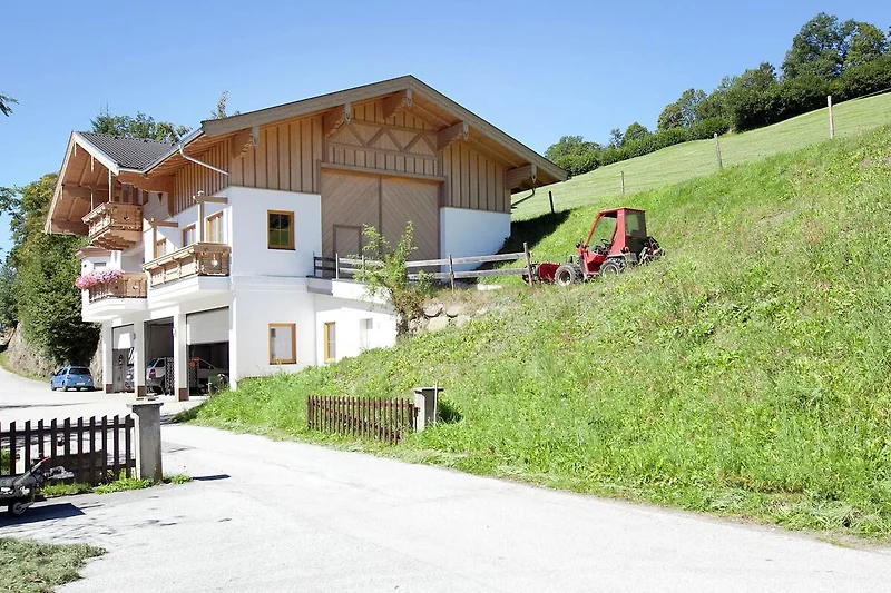 Außenseite Ferienhaus (Sommer)