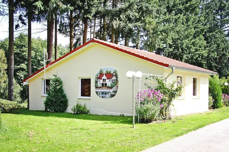 Außenseite Ferienhaus (Sommer)