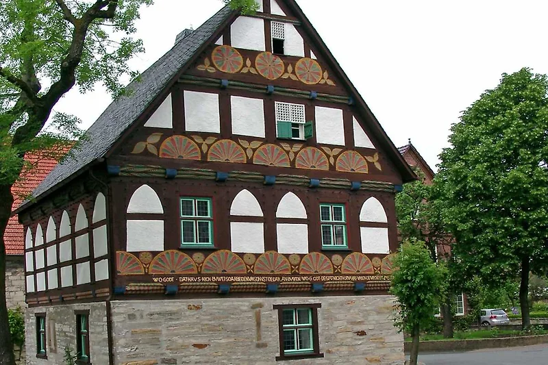 Außenseite Ferienhaus (Sommer)