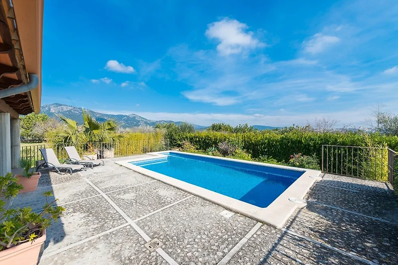 Schwimmbad des Ferienhauses