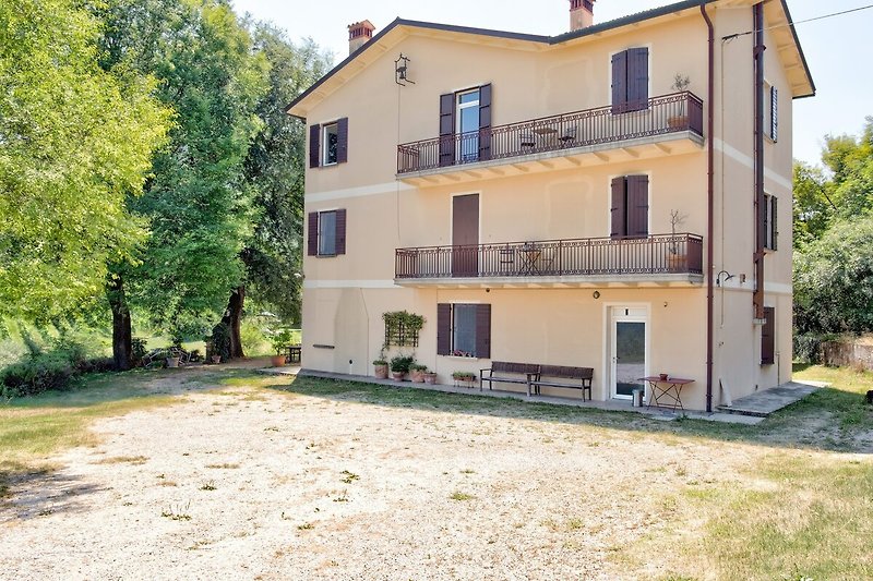 Exterieur vakantiehuis (zomer)