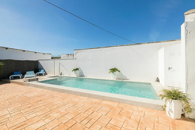 Schwimmbad des Ferienhauses