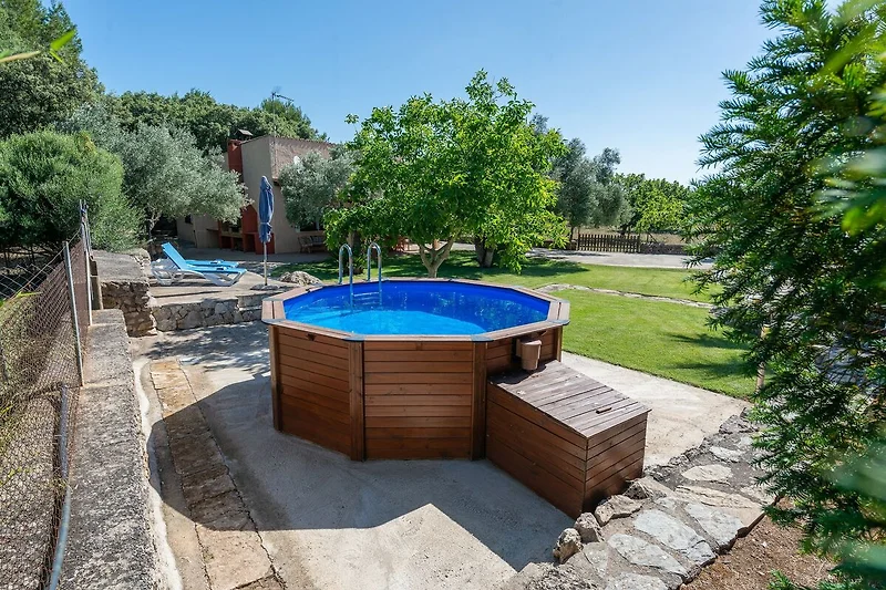 Schwimmbad des Ferienhauses