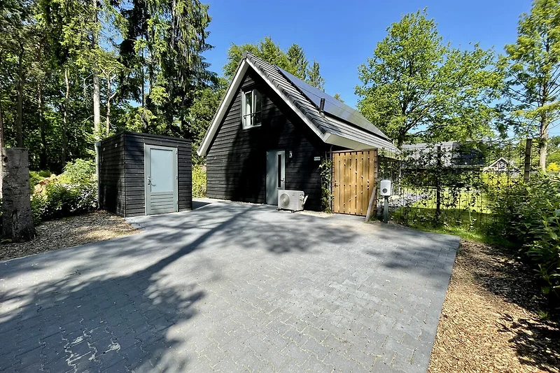Uitzicht van vakantiehuis (zomer)
