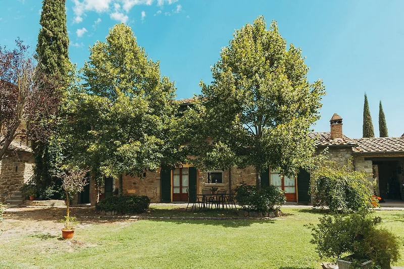 Außenseite Ferienhaus (Sommer)