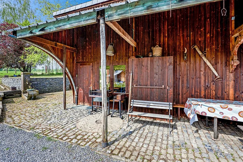 Exterieur vakantiehuis (zomer)