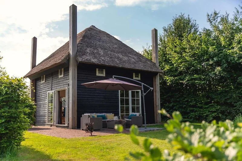Außenseite Ferienhaus (Sommer)