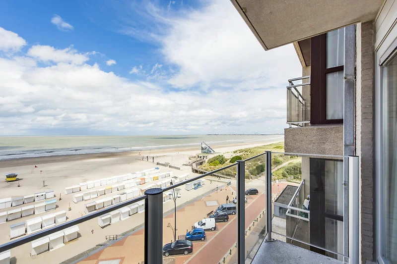 Uitzicht van vakantiehuis (zomer)