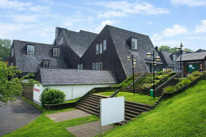 Aussicht vom Ferienhaus (Sommer)