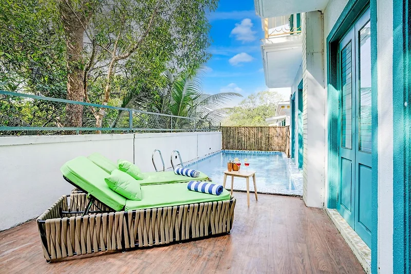 Schwimmbad des Ferienhauses