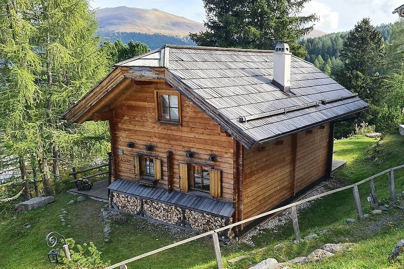 Außenseite Ferienhaus (Sommer)