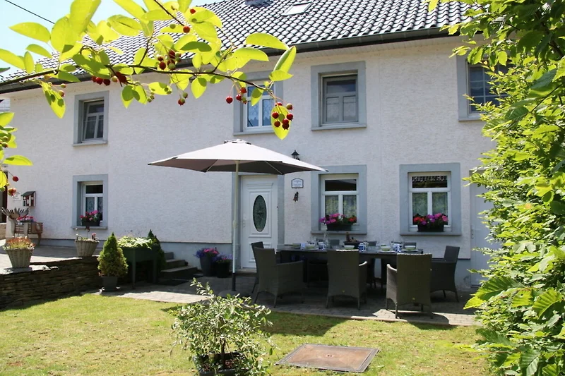 Exterieur vakantiehuis (zomer)