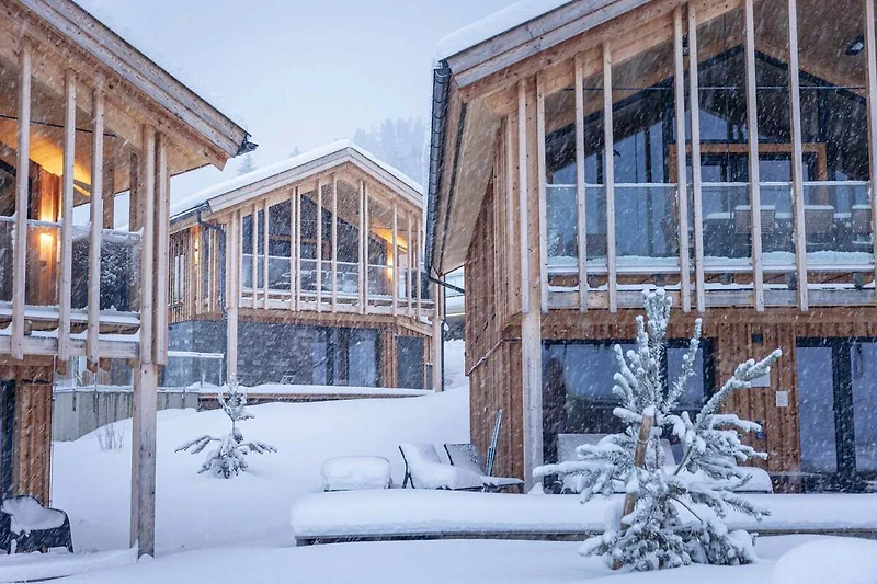 Exterieur vakantiehuis (winter) Exterieur vakantiehuis (winter)