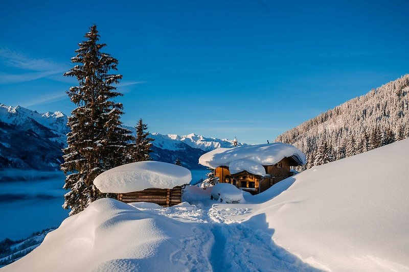 Extérieur maison de vacances (hiver)