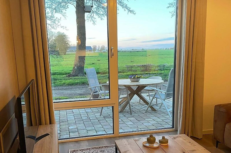 Uitzicht van vakantiehuis (zomer)