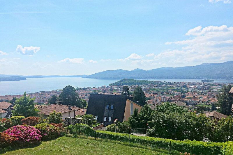 Aussicht vom Ferienhaus (Sommer)