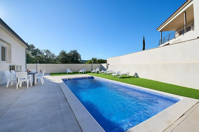 Piscine maison de vacances