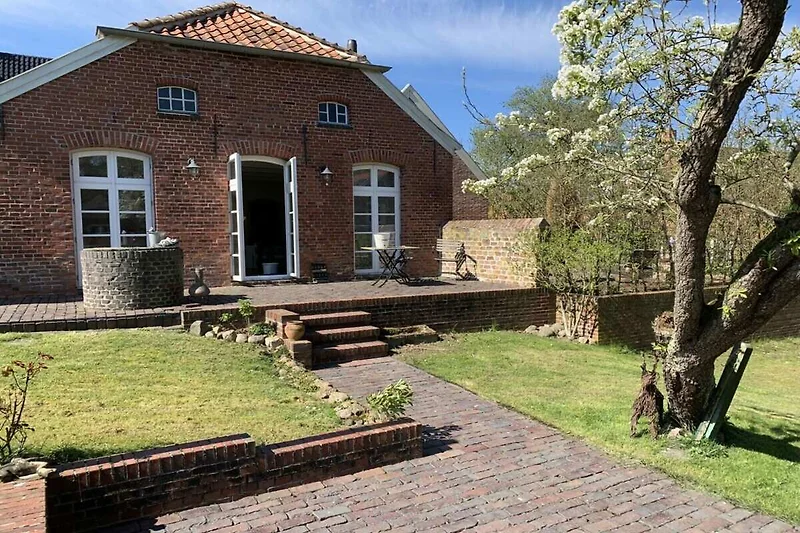 Außenseite Ferienhaus (Sommer)