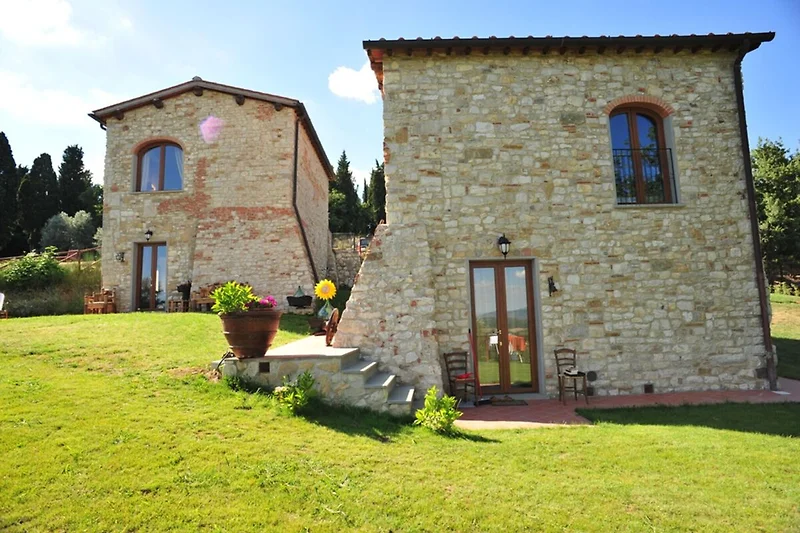 Außenseite Ferienhaus (Sommer)