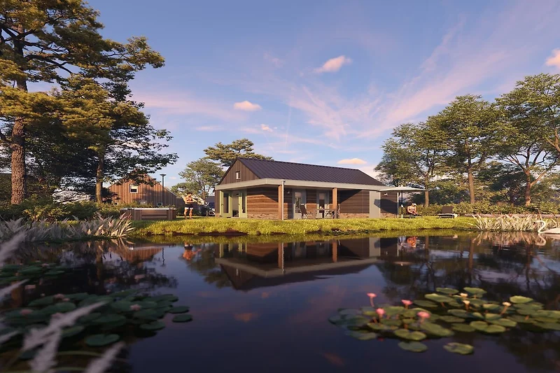 Außenseite Ferienhaus (Sommer)