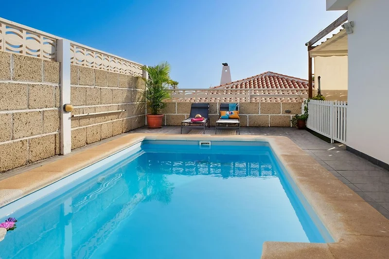 Schwimmbad des Ferienhauses