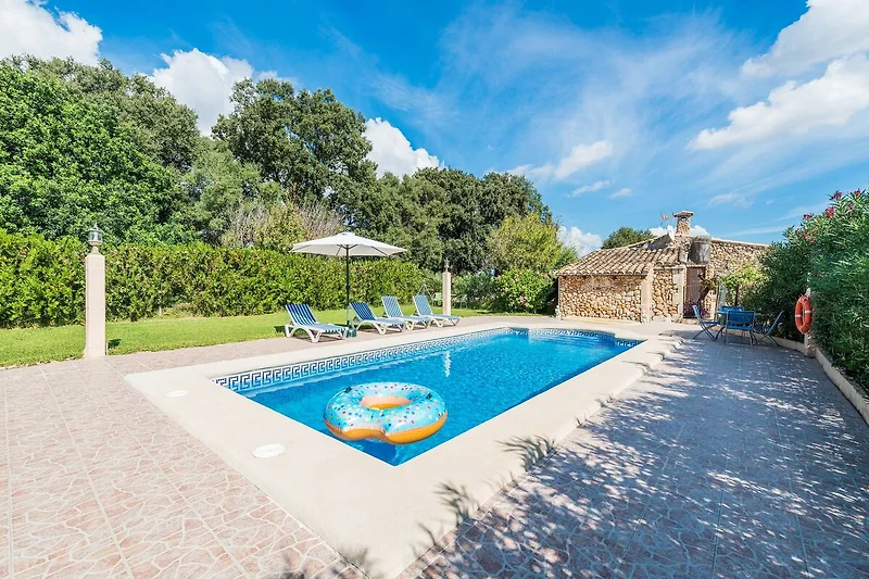 Außenseite Ferienhaus (Sommer)