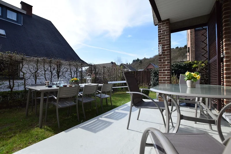 Aussicht vom Ferienhaus (Sommer)