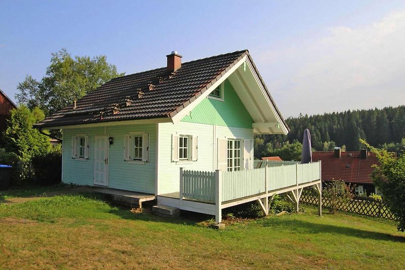 Exterieur vakantiehuis (zomer)