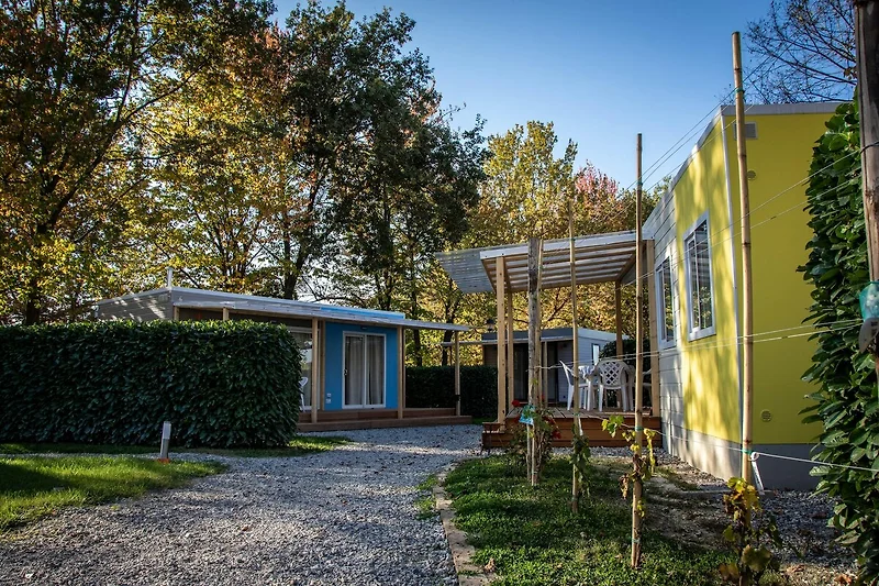 Außenseite Ferienhaus (Sommer)