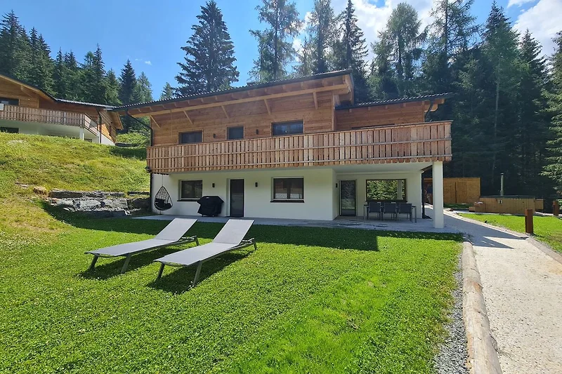Exterieur vakantiehuis (zomer)