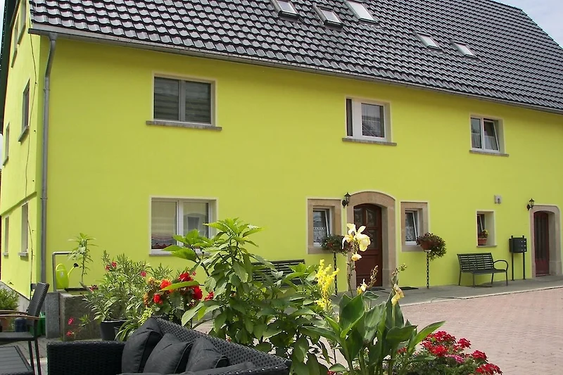 Exterieur vakantiehuis (zomer)