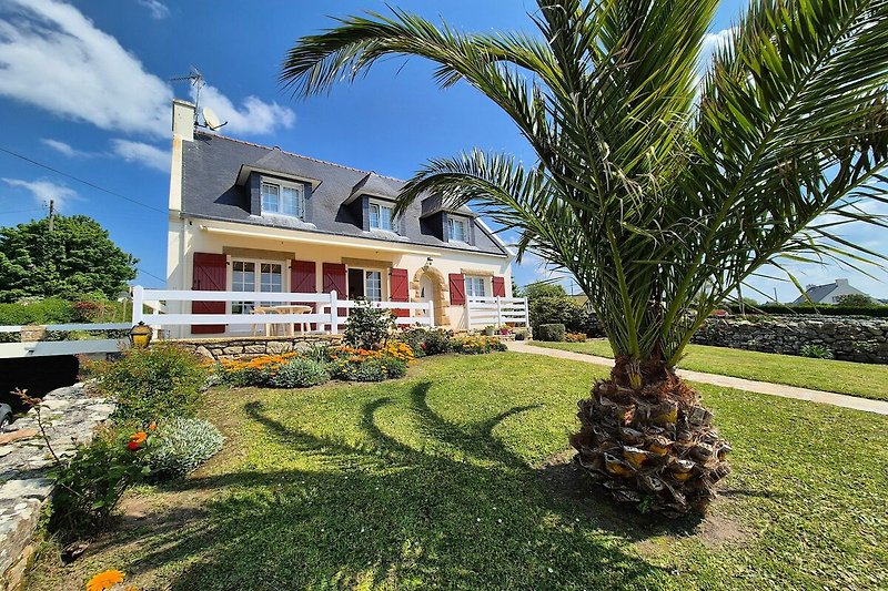 Außenseite Ferienhaus (Sommer)