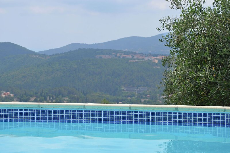 Aussicht vom Ferienhaus (Sommer)