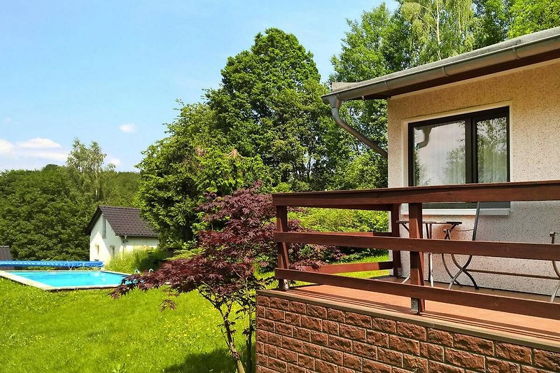 Exterieur vakantiehuis (zomer)