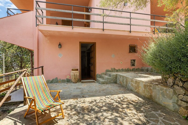 Exterieur vakantiehuis (zomer)