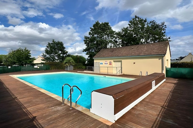 Schwimmbad des Ferienhauses