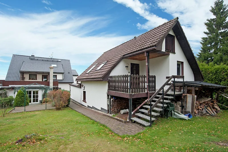Exterieur vakantiehuis (zomer)