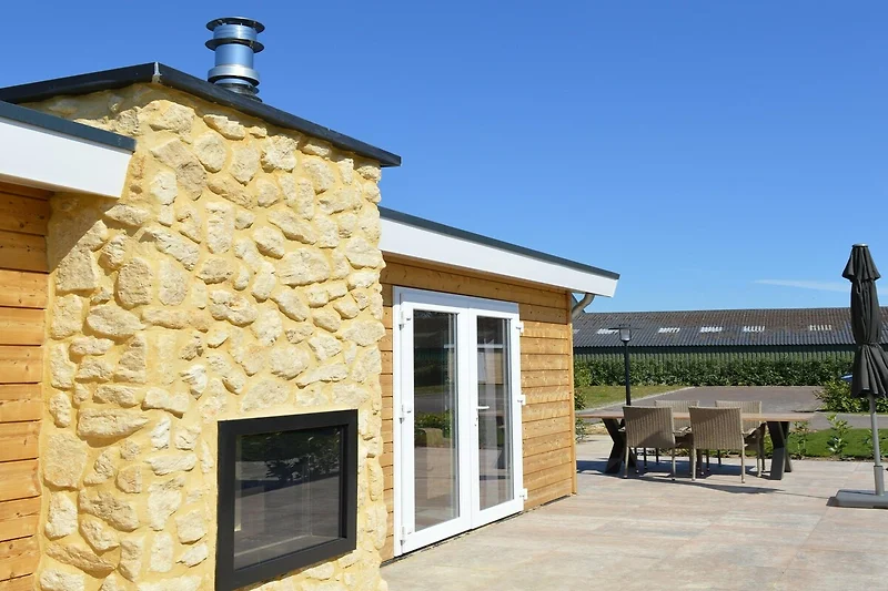 Exterieur vakantiehuis (zomer)