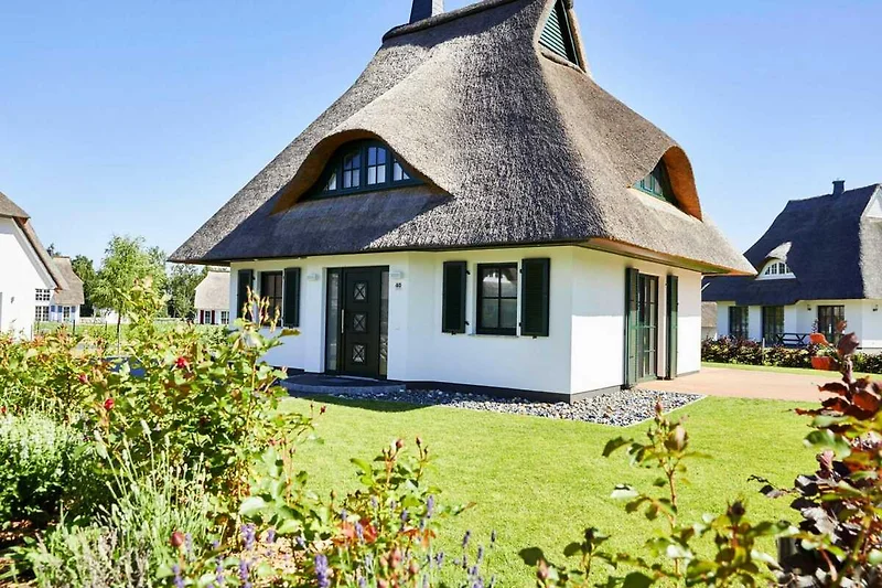 Außenseite Ferienhaus (Sommer)