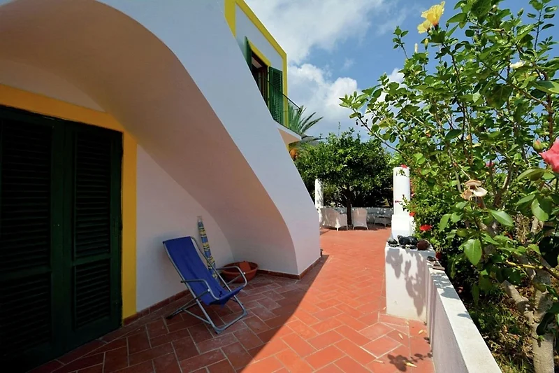 Außenseite Ferienhaus (Sommer)
