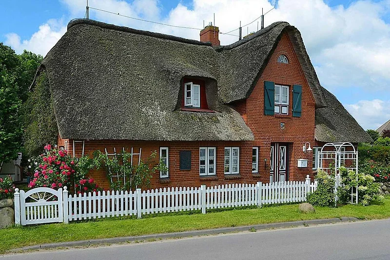 Außenseite Ferienhaus (Sommer)