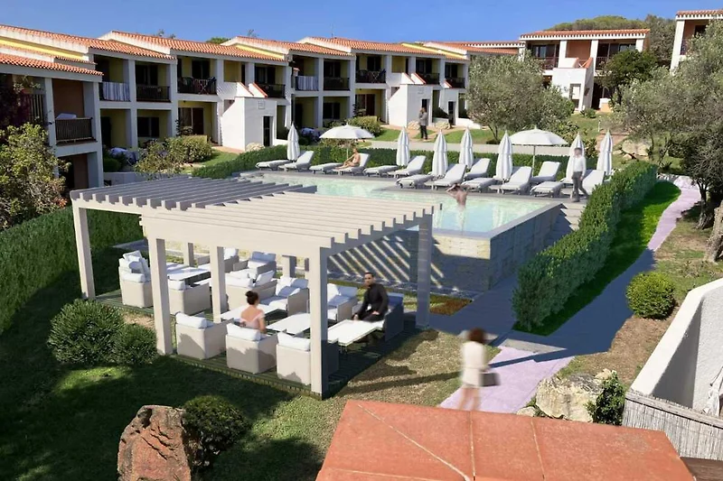 Schwimmbad des Ferienhauses