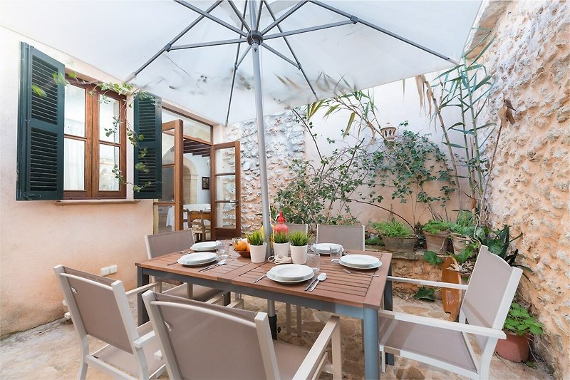 Exterieur vakantiehuis (zomer)