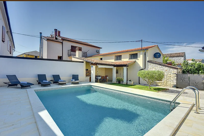 Exterieur vakantiehuis (zomer)