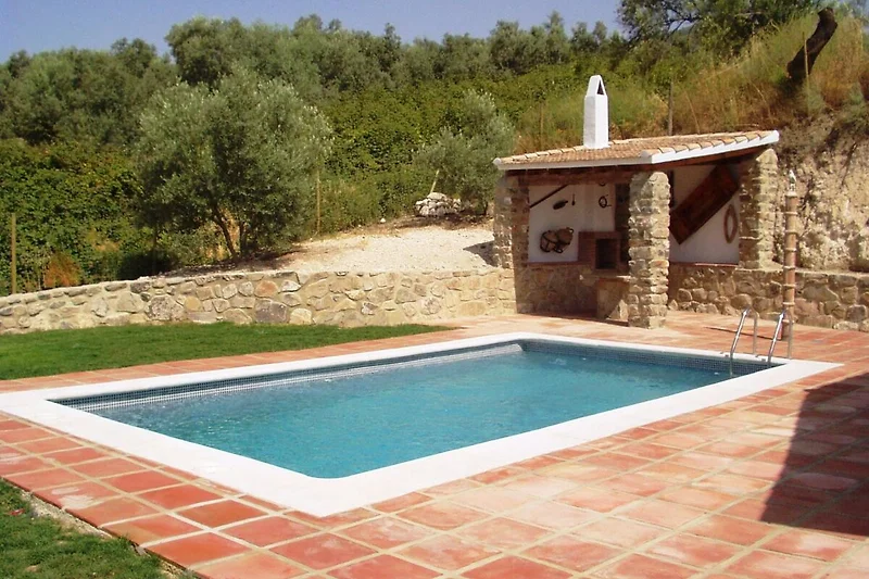 Schwimmbad des Ferienhauses