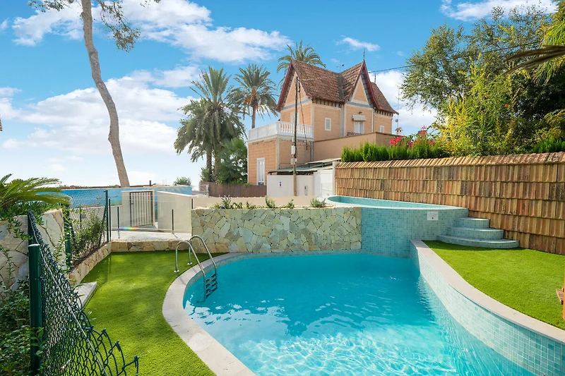 Schwimmbad des Ferienhauses