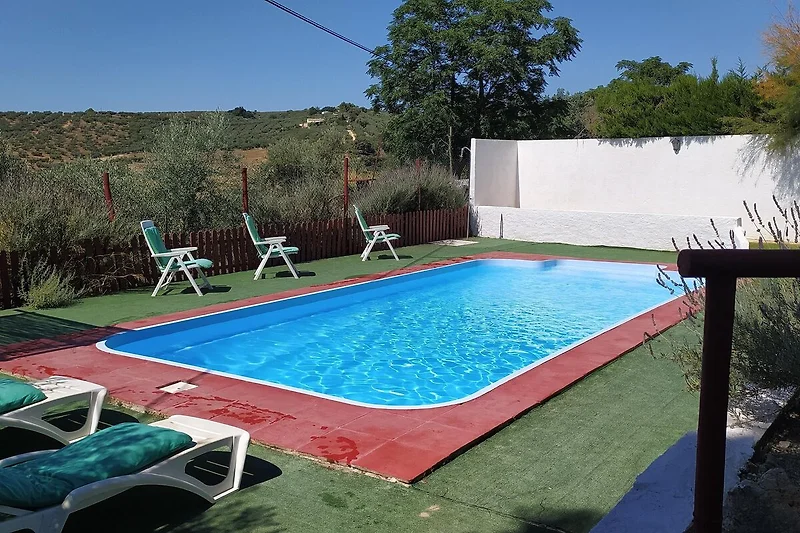 Schwimmbad des Ferienhauses